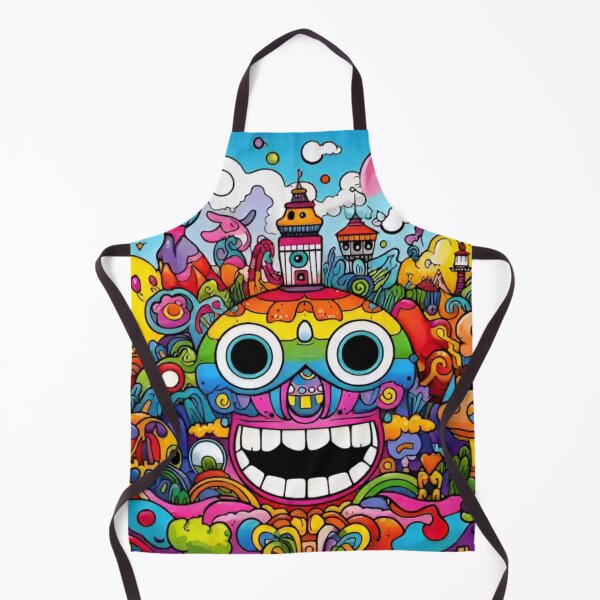Item preview, psychedelic skull designed and sold by Ricardo Rodríguez Pérez.
