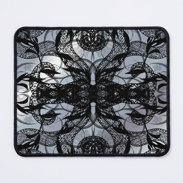 Item preview, symmetrical leaf and flower design designed and sold by Artisfunforme.