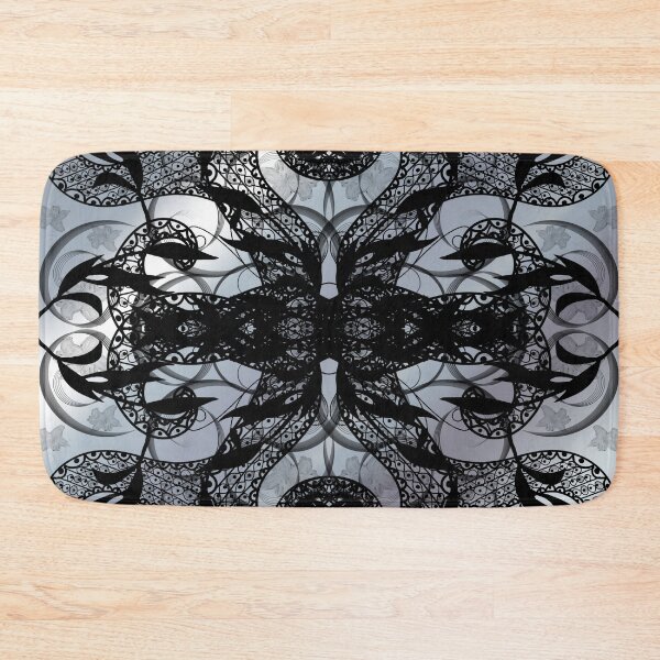 Item preview, symmetrical leaf and flower design designed and sold by Artisfunforme.