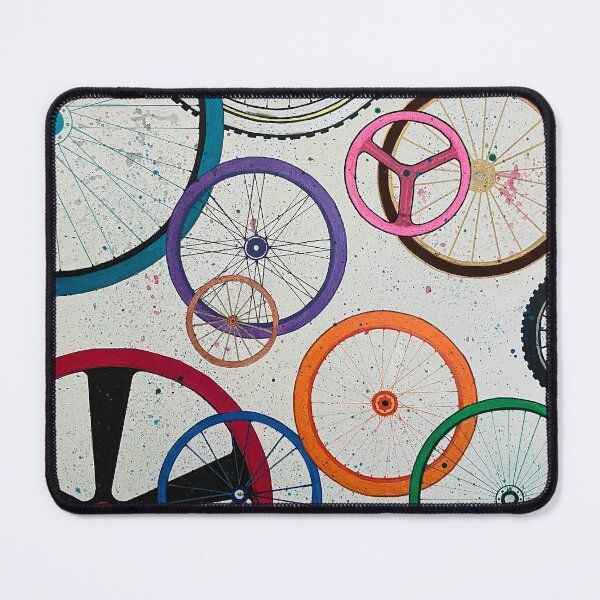 Item preview, Abstract bike bicycle tires art designed and sold by jbrunoartist.