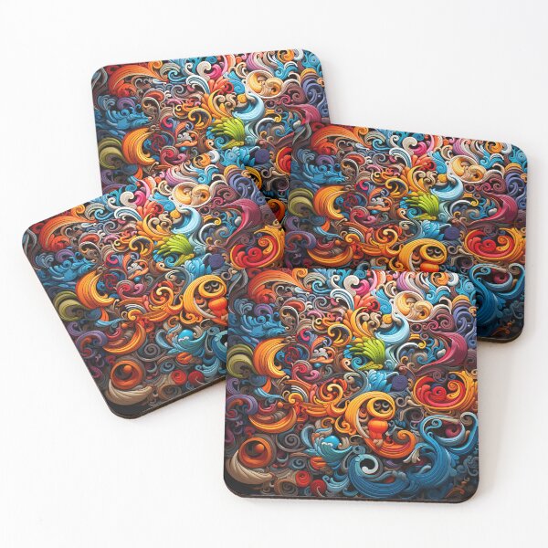 Item preview, "Whimsical Whorls: A Tapestry of Curves" designed and sold by APARTAI EU.