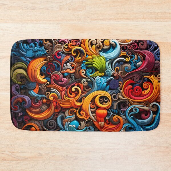 Item preview, "Whimsical Whorls: A Tapestry of Curves" designed and sold by APARTAI EU.