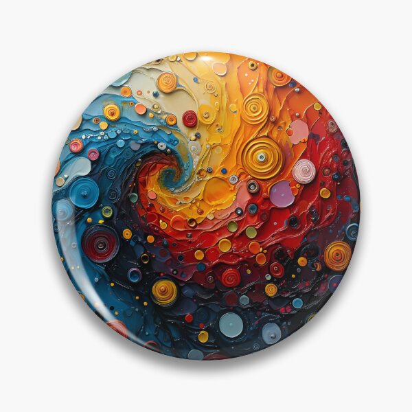 Item preview, "Vibrant Viscosity: An Odyssey in Oil" designed and sold by APARTAI EU.