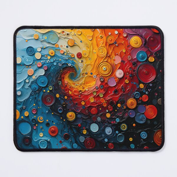 Item preview, "Vibrant Viscosity: An Odyssey in Oil" designed and sold by APARTAI EU.