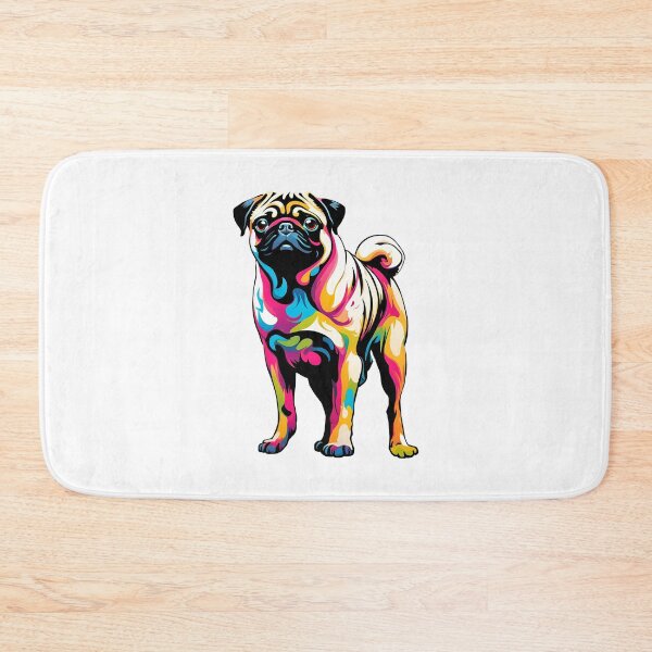 Item preview, Pug Dog Pop Art Portrait designed and sold by Futurebeachbum.