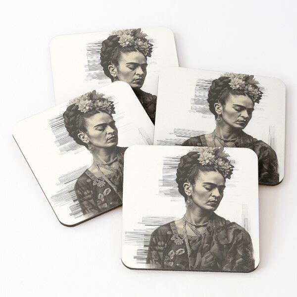Item preview, Classic Frida Kalho Engraved  designed and sold by AIbrushedHamlet.