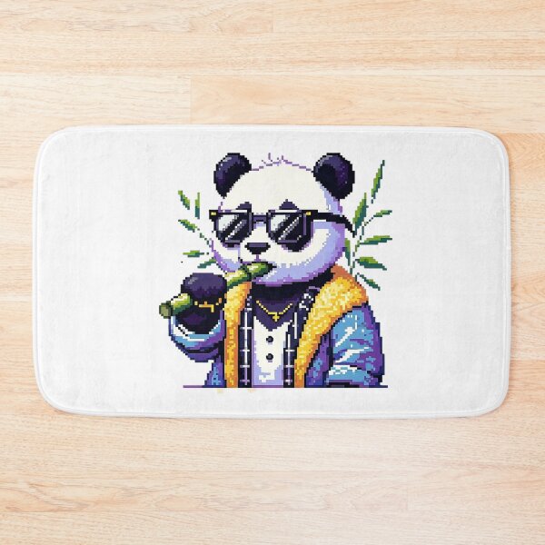 Item preview, Cool Panda in Pixel Fashion T-Shirt designed and sold by wilchu.