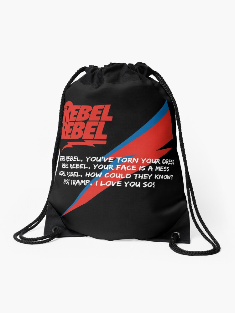 rebel drawstring bag