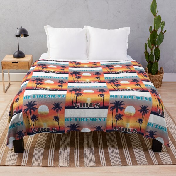 Item preview, Retirement Vibes Vintage Tropical Sunset designed and sold by Fredster1966.