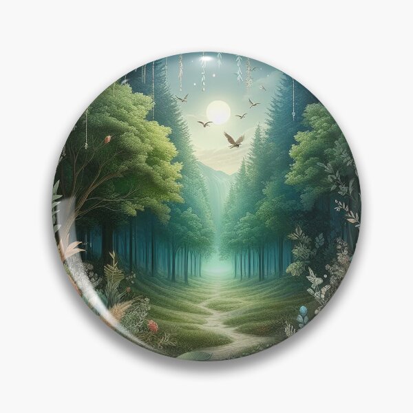 Item preview, Enchanted Forest Serenity designed and sold by TextileTrove.