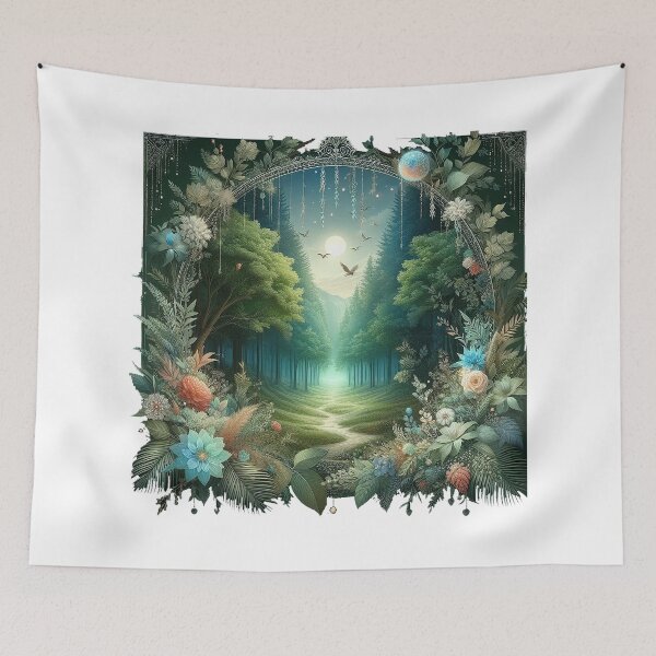 Item preview, Enchanted Forest Serenity designed and sold by TextileTrove.