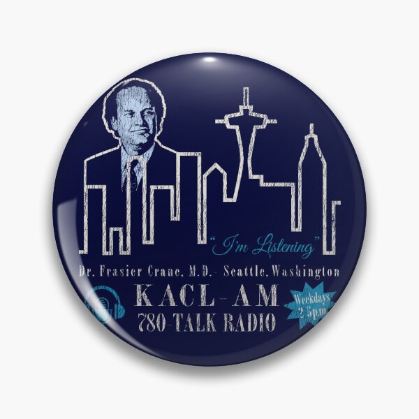 Item preview, KACL Radio Show Frasier Crane Worn Out designed and sold by Alema Art.