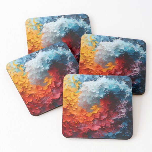 Item preview, "Confluence of Elements: Fire Meets Water" designed and sold by APARTAI EU.