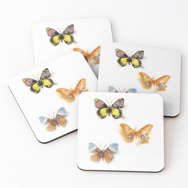 Item preview, watercolor butterfly designed and sold by bearandfoxcom.