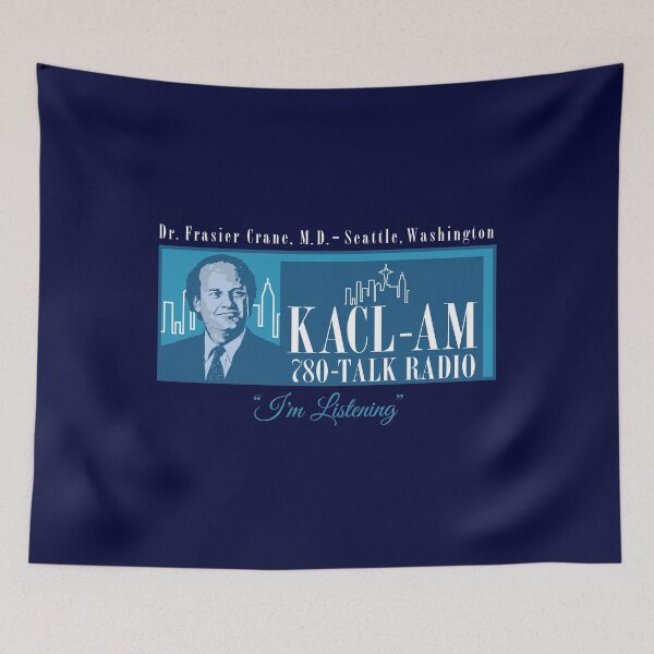 Item preview, Frasier Crane KACL Radio Station designed and sold by Alema Art.