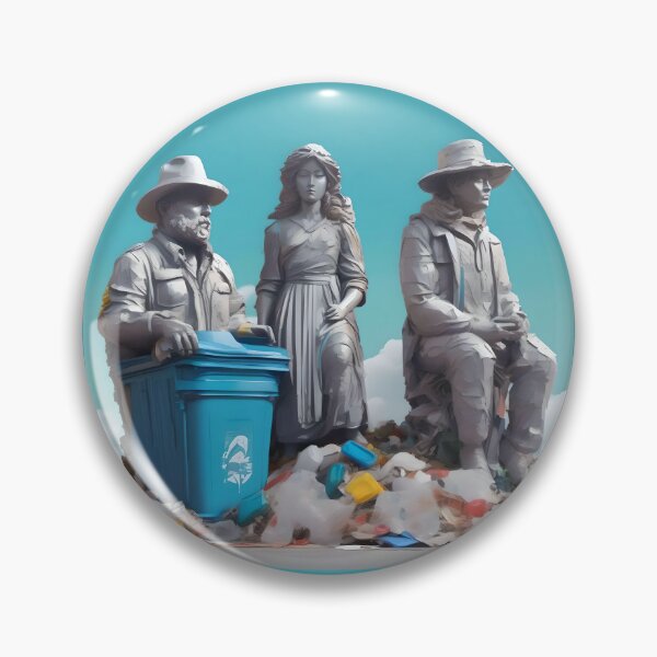 Item preview, Recycled plastic waste, plastic people designed and sold by WildLadyWood.