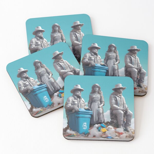 Item preview, Recycled plastic waste, plastic people designed and sold by WildLadyWood.