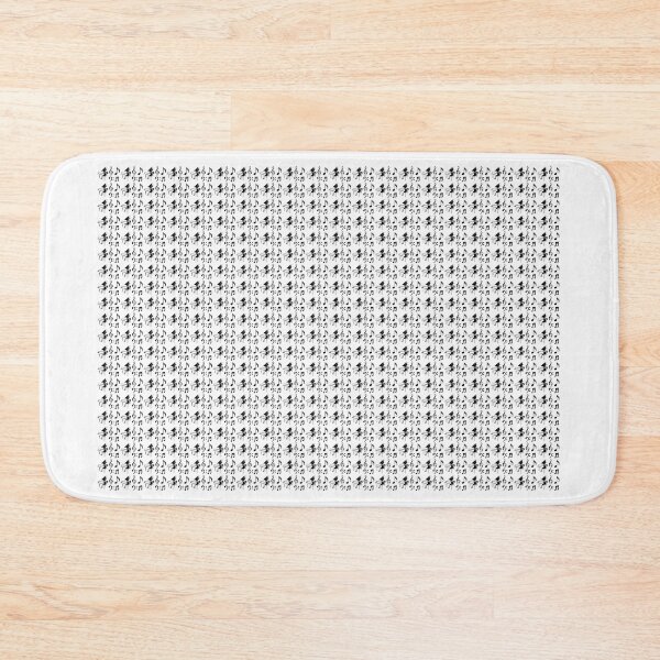 Item preview, Piano, eighth notes, and bass and treble clefs in very tiny geometric repeated tiled design pattern designed and sold by ElegantTeaTime.