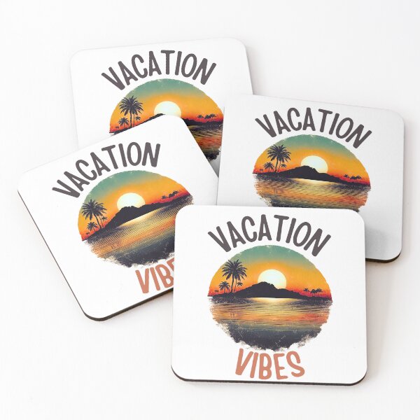 Item preview, Vacation Vibes Vintage Tropical Sunset designed and sold by Fredster1966.