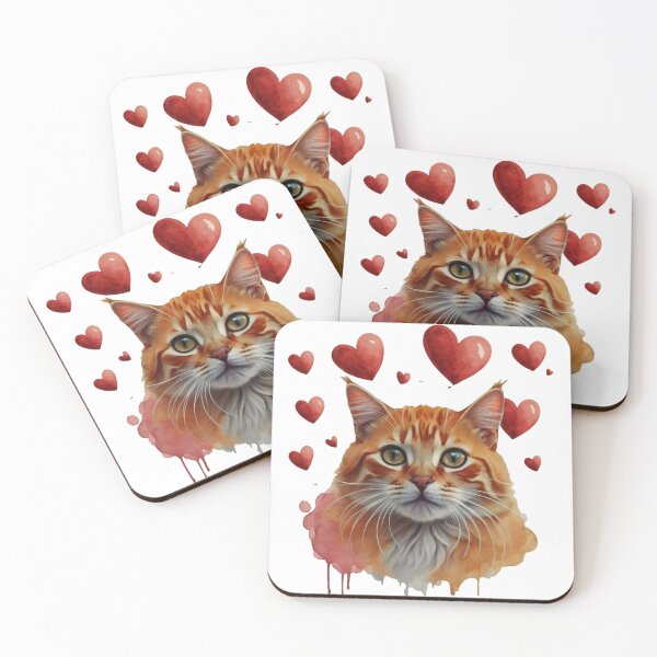 Item preview, valentine cat  designed and sold by jkrphoto.