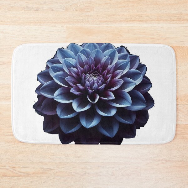Item preview, Indigo Dahlia - Macro Beauty designed and sold by TextileTrove.