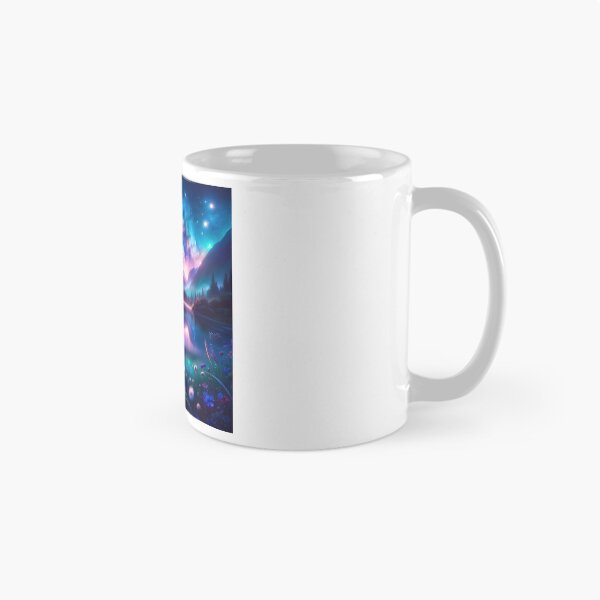 Item preview, Artistic landscape with magical sky, river and mountain background. designed and sold by finwiz.