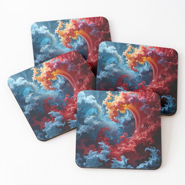 Item preview, "Elemental Fusion: Fire Meets Ice" designed and sold by APARTAI EU.