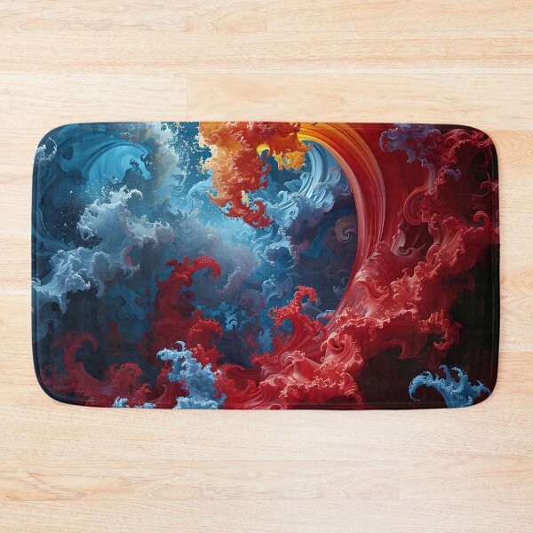 Item preview, "Elemental Fusion: Fire Meets Ice" designed and sold by APARTAI EU.