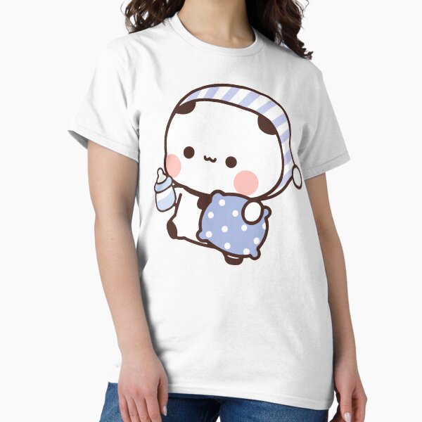 Vista previa del artículo con la obra «BuBu Panda se va a dormir con DuDu Bear❤️», diseñado y vendido por Pandety.