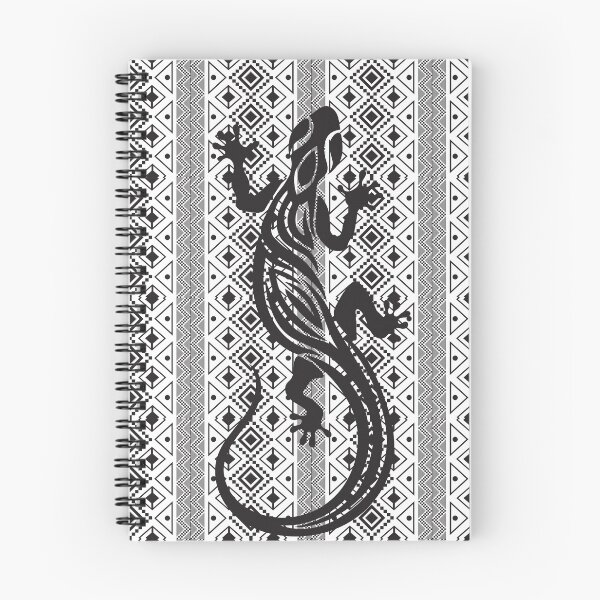 Item preview, Black and white lizard on a white and black background designed and sold by SweetRossel.