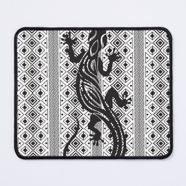 Item preview, Black and white lizard on a white and black background designed and sold by SweetRossel.
