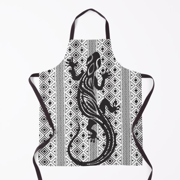 Item preview, Black and white lizard on a white and black background designed and sold by SweetRossel.
