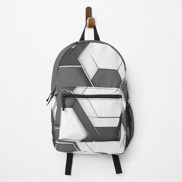 Item preview, Charcoal Hexagons Grey Black White Design designed and sold by Pawel Oska.