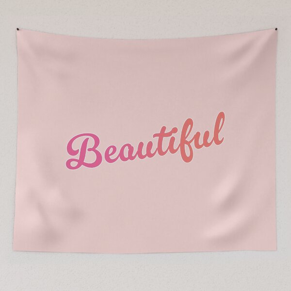 Item preview, Typography Beautiful - Pinky designed and sold by Griffin Door.