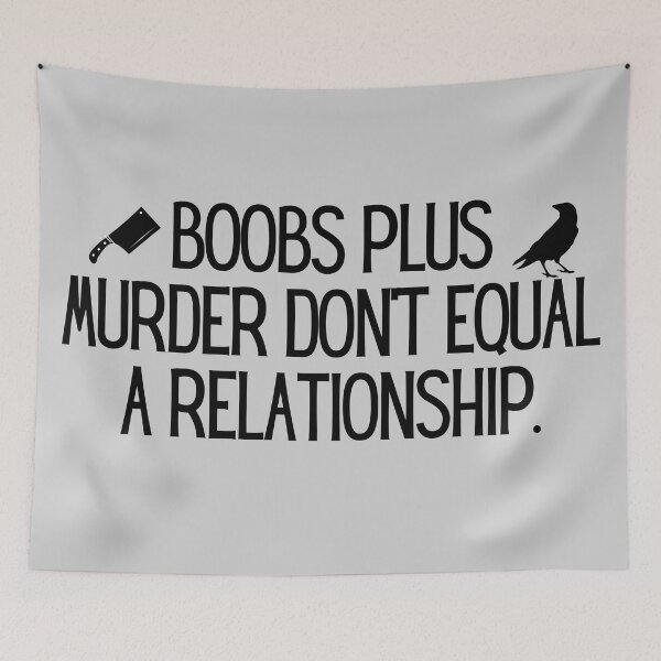 Item preview, Boobs + Murder designed and sold by freeshrugs.