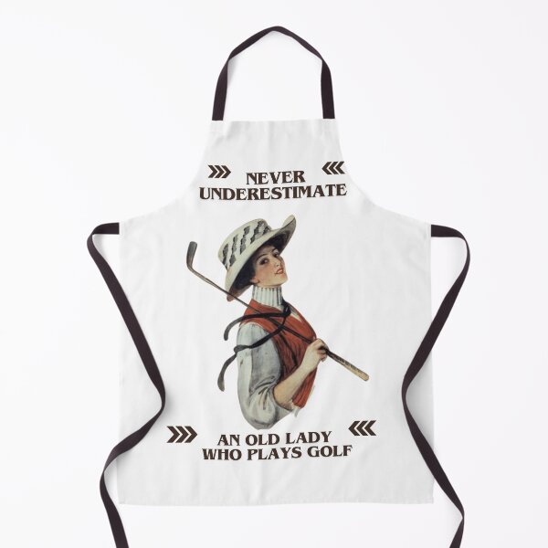 Item preview, Never Underestimate An old Lady Who Plays Golf - Lady Plays Golf - Women Plays Golf Poster designed and sold by CYGIS STORE.