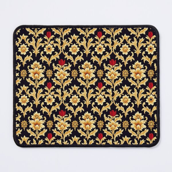Item preview, Floral Art Elegant & Royal Gold Filigree Damask Flower 2X designed and sold by Zeporas Castle.