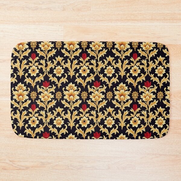 Item preview, Floral Art Elegant & Royal Gold Filigree Damask Flower 2X designed and sold by Zeporas Castle.