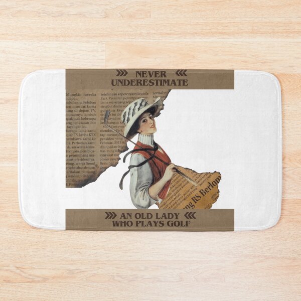 Item preview, Never Underestimate An old Lady Who Plays Golf - Lady Plays Golf - Women Plays Golf Poster designed and sold by CYGIS STORE.