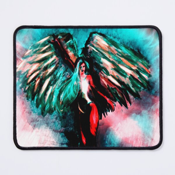 Item preview, Angel in red and green designed and sold by Begoll Art.