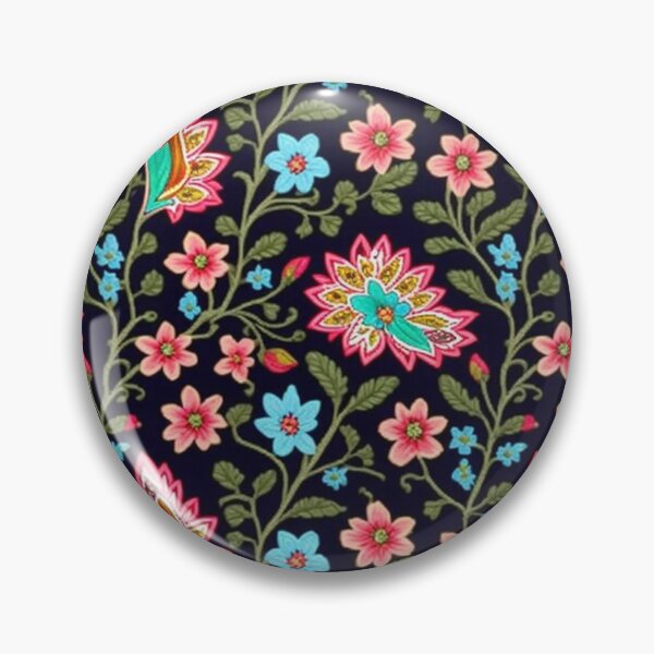 Item preview, Floral Art Elegant & Royal Vibrant Hue Flowers Paisley  1X designed and sold by Zeporas Castle.