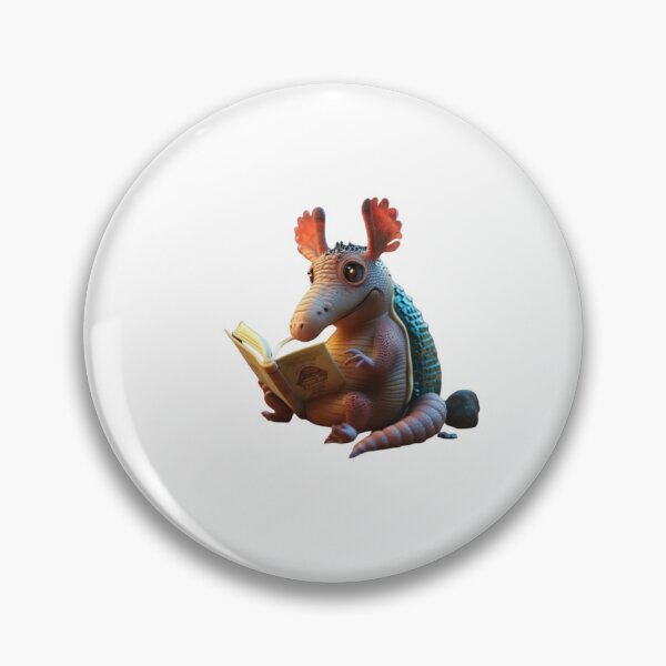 Item preview, Armadillo Lizard's Book Journey designed and sold by BestArtByArvind.