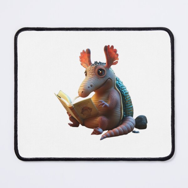 Item preview, Armadillo Lizard's Book Journey designed and sold by BestArtByArvind.