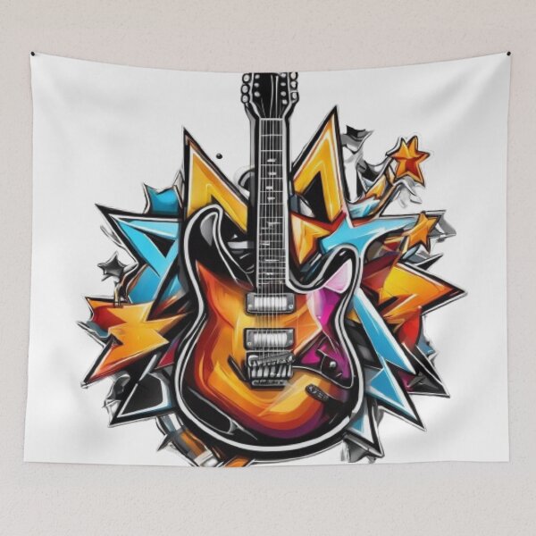 Item preview, Rockstar Design Collection: Unleash Your Inner Rock God with Electrifying Style! designed and sold by HarmonyGuitars.