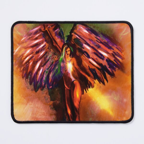 Item preview, Angel in red and green designed and sold by Begoll Art.