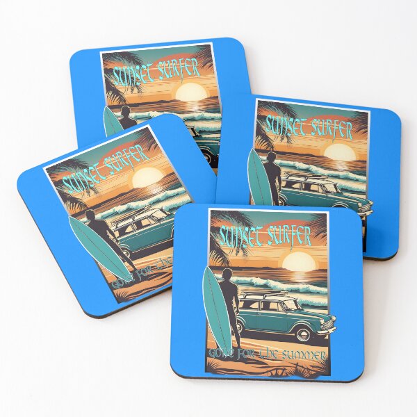 Item preview, Sunset Bliss: Surfer All Summer Long Chasing Waves designed and sold by leyfinder.