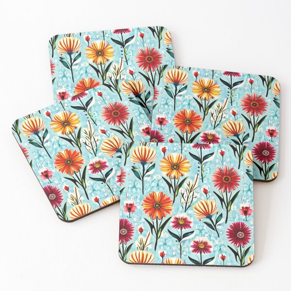 Item preview, Floral Art Elegant & Royal BabyBlue Wild Daisy Flower 1X designed and sold by Zeporas Castle.