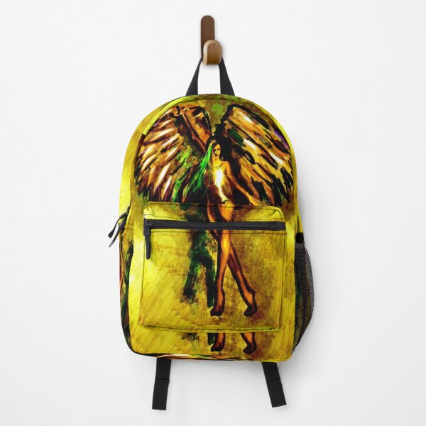 Item preview, Angel in yellow and green designed and sold by Begoll Art.