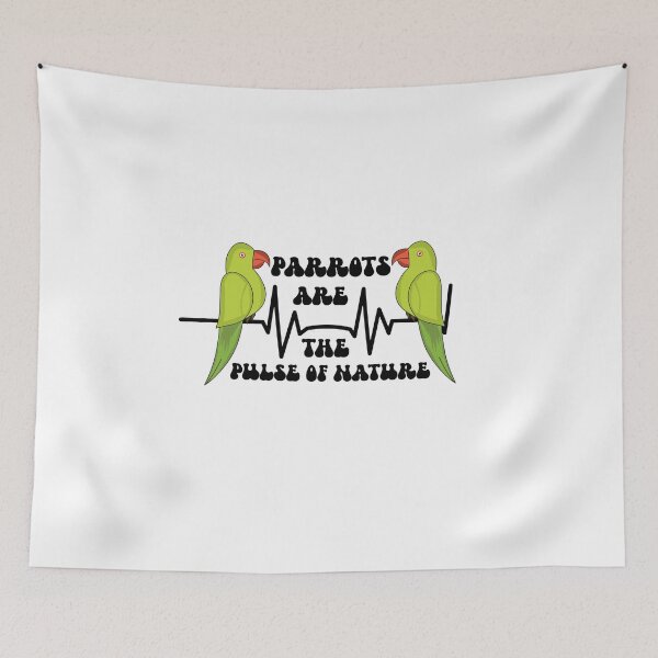 Item preview, Funny Quote Quaker Parrots are the pulse of nature designed and sold by Ouzgane.
