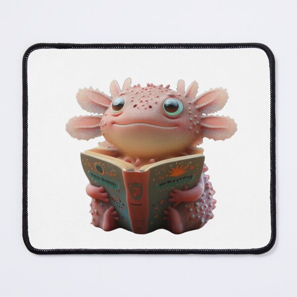 Item preview, Axolotl's Whimsical Reading World designed and sold by BestArtByArvind.